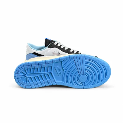 کفش کتانی مردانه مدل نایکی ترویس آبی کرم سفید Nike travis