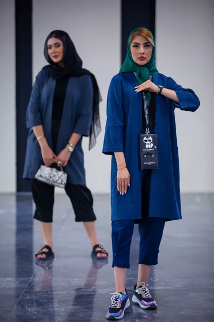 مانتو سافاری جیب هلال