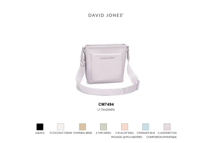 کیف دوشی زنانه دیوید جونز مدل David Jones CM7494