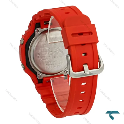 ساعت جیشاک GA2100 مردانه قرمز صفحه مشکی GShock-8390-G