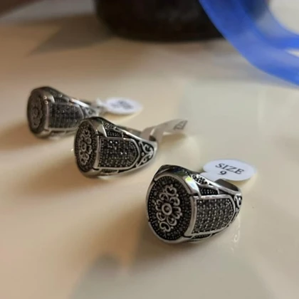 انگشتر استیل رنگ ثابت مردانه کد tw10047