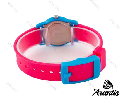 ساعت مچی دخترانه صورتی کیو کیو مدل B-2903