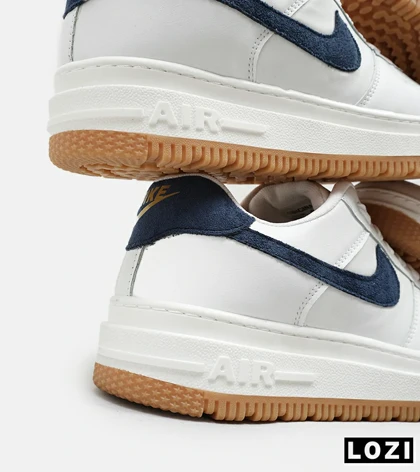 کفش کتانی مردانه و زنانه سفید سرمه ای نایک NIKE AIR FORCE