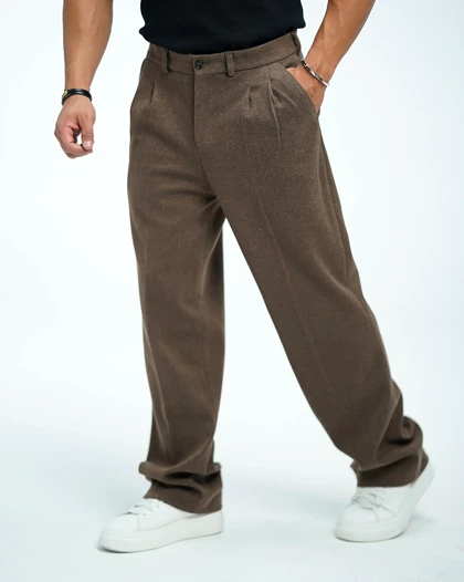 شلوار پارچه‌ای پشمی مردانه فوتر