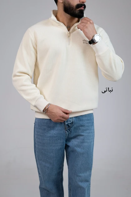 بافت نیم زیپ جیپ-کد5469
