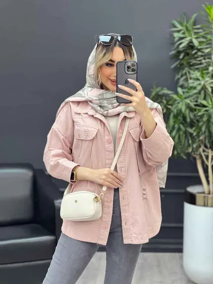 مانتو دو جیب زاپ‌دار