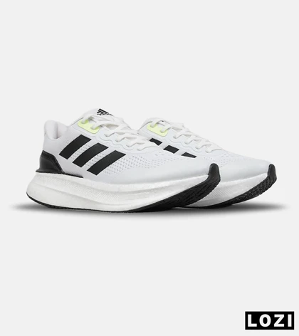 کفش رانینگ آدیداس گلکسی 7 سفید مشکی مدل 9158 کتانی Adidas Galaxy 7