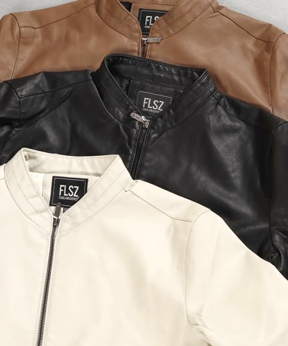 کت چرم ساده اسپرت 2513