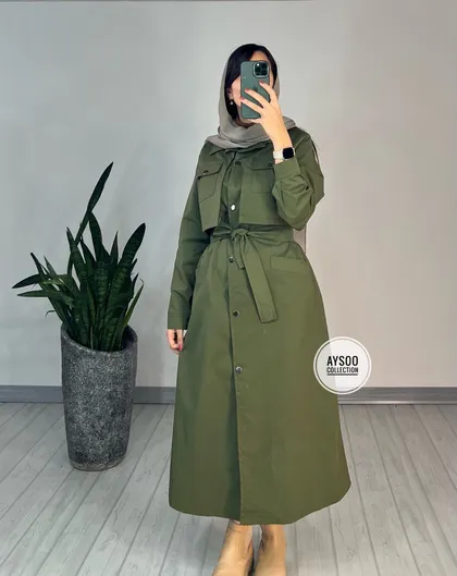 بارانی بلند نادیا