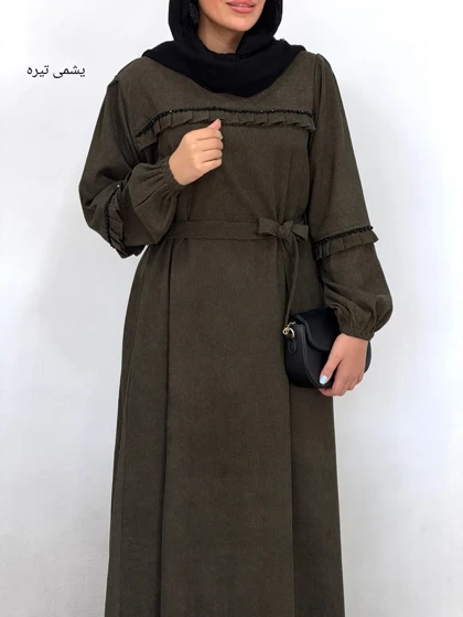 پیراهن مانتویی سنگ دوزی دلارام