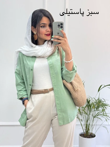 مانتو لینن وارداتی شاپرک