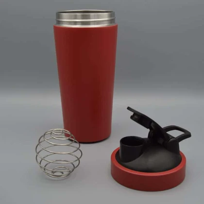 شیکر بدنسازی استیل یک تیکه اسپورتیوم مدل SK ظرفیت 0.7 لیتر