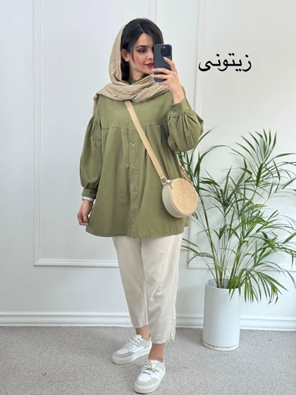 مانتو شومیزی ناز (دارای ایراد جزئی )