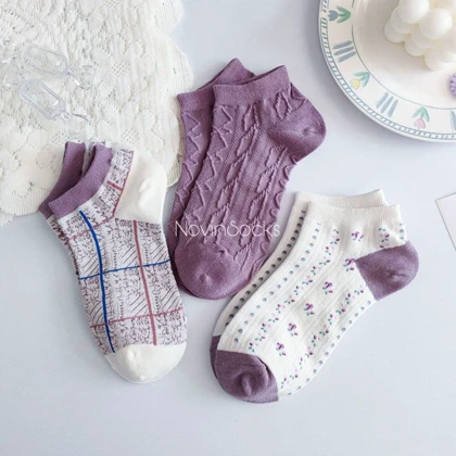 جوراب مچی بنفشه