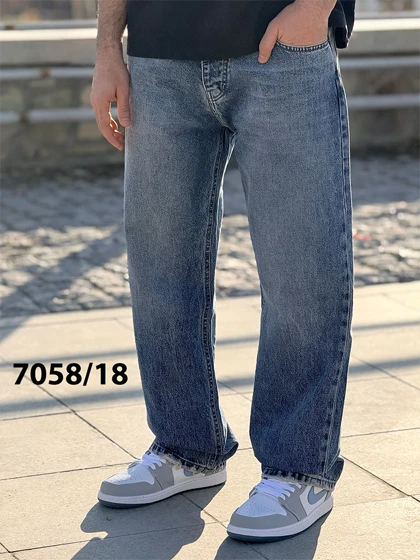 شلوار جین بگ 7058/18