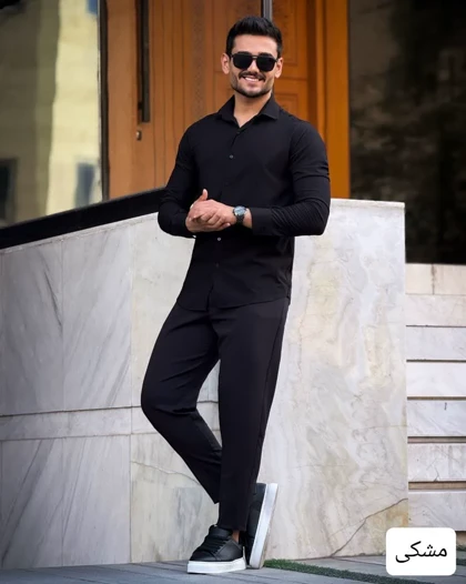 پیراهن مشکی بلندبلک_کد4334