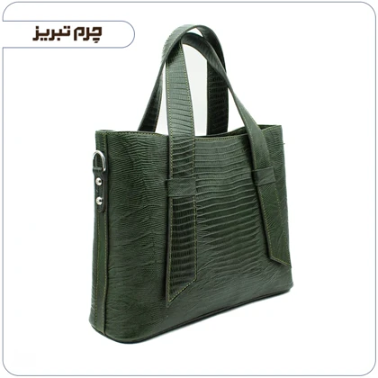 کیف چرم طبیعی زنانه دست دوز مدل GL129