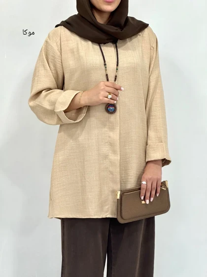 مانتو دکمه مخفی وانیل 2