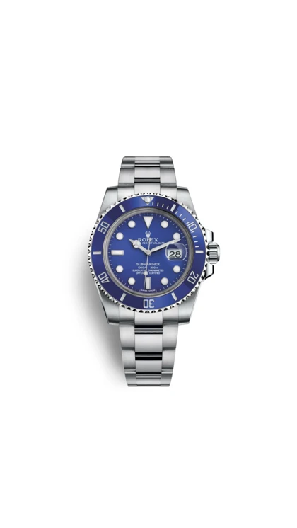 ساعت رولکس سابمارینر مردانه نقره ای صفحه سرمه ای Rolex Submariner