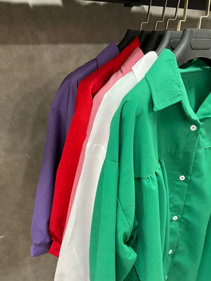 شومیز بالا چین زنانه کد 403049