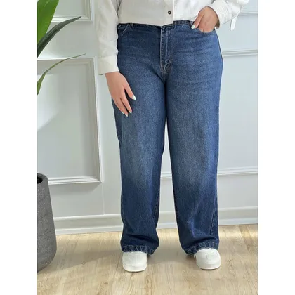 شلوار جین نیم بگ 91443