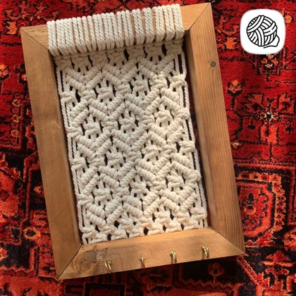 جا کلیدی مکرومه بافی کد 01