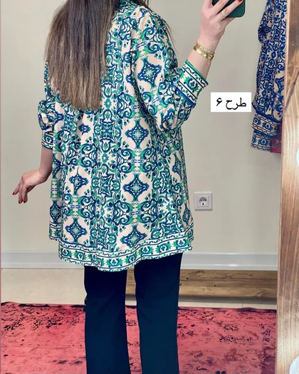 تونیک طرح‌دار پایین حاشیه