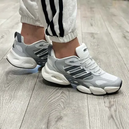 کتانی آدیداس ست مردانه زنانه اسپرت مدل climacool vento رنگ طوسی سفید