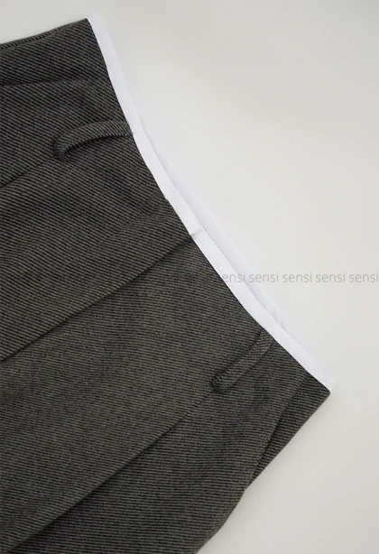 شلوار فوتر لامر کمر سفیدکد1004947