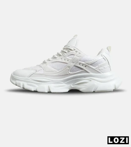 کفش کتانی مردانه و زنانه سفید BALENCIAGA Track low-top Sneakers مدل 7855