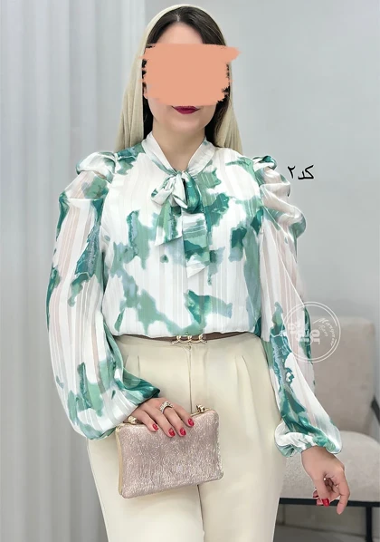 شومیز حریر شارلوت