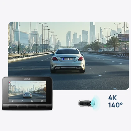 دوربین ثبت وقایع خودرو هفتاد مای 70mai مدل A800SE-1 با GPS داخلی