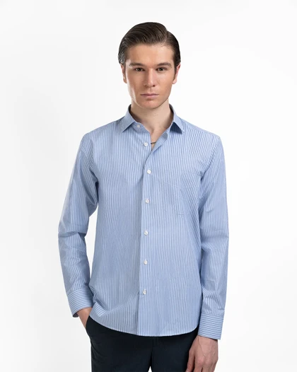 پیراهن مردانه راه راه کد 1812