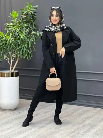 پالتو بلند شش دکمه