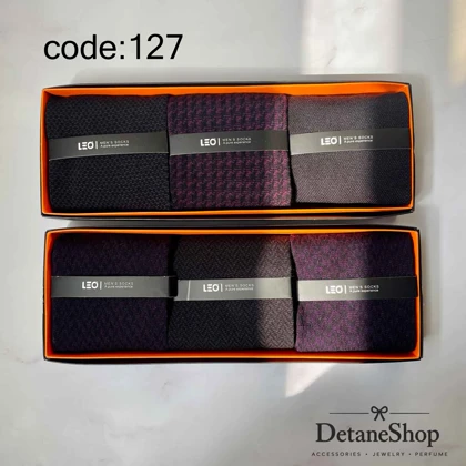 پک سه عددی جوراب مردانه لئو کد 127