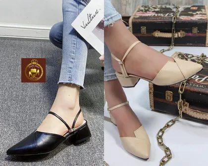صندل پاشنه‌دار مجلسی زنانه دوحالته F 26