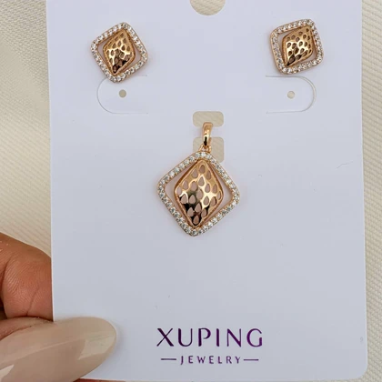 نیم ست لوزی ژوپینگ بدون زنجیر