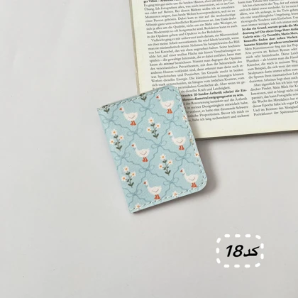 جاکارتی جیبی دخترانه و یونیسکس 2 چرم مصنوعی فانتزی 6 جای کارت ابعاد 107