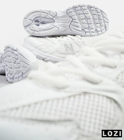 کفش کتانی مردانه و زنانه سفید NEW BALANCE 530 مدل 3145