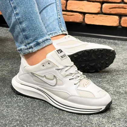 کتانی اسپرت مردانه مدل نایک NIKE رنگ سفید