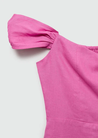 پیراهن عروسکی سرخابی منگو DR667