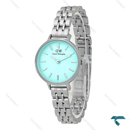 ساعت دنیل ولینگتون زنانه نقره ای صفحه تیفانی اسمال DW-7827-L