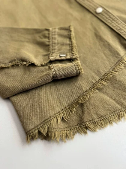 کت کتان جلو دکمه کد 3506