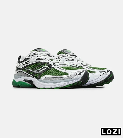کفش کتانی مردانه و زنانه سبز Saucony pro grid omni 8 مدل 8900