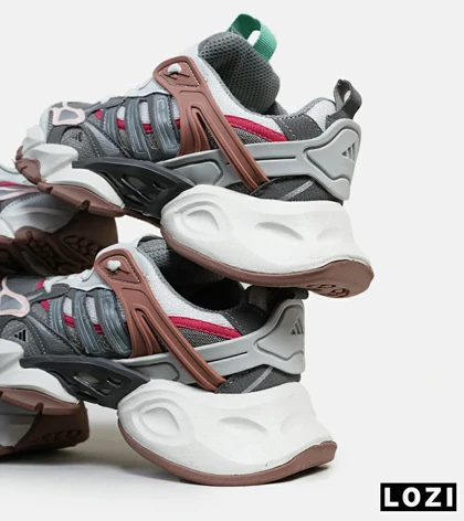 کفش کتانی مردانه و زنانه طوسی سفید گلبهی ADIDAS performance x9000l4 مدل 5859