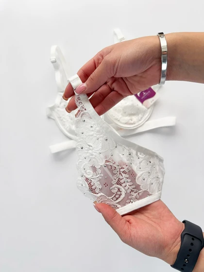 ست شورت و سوتین فانتزی نگین‌دار شهره