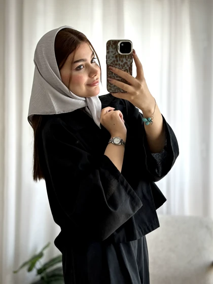 مینی اسکارف ژاکارد وارداتی