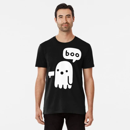 تیشرت با طرح Ghost Of Disapproval کد 10036