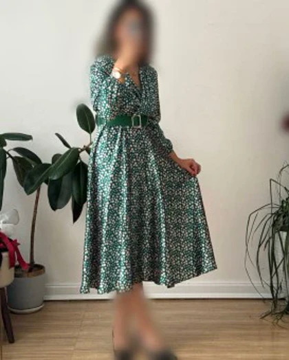 پیراهن مزونی ساتن 1