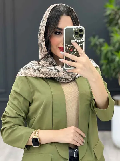 مانتو یقه آرشال جیب نما